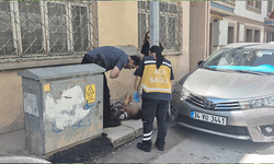 Eskişehir’de sokak ortasında panik anları: Silahla hareketsiz halde bulundu