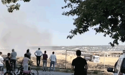 Eskişehir'de otluk alan alevler içinde kaldı