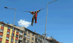 Eskişehir’de yıpranan Es-Es bayrağı yenilenmeyi bekliyor