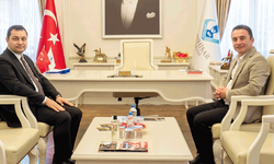Kaymakam Temel’in ilk ziyareti Başkan Dökmeci’ye