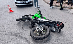 Kütahya'da otomobil ile motosiklet çarpıştı