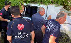 Muş'ta kamyonet devrildi: 2 yaralı