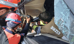 Şırnak'ta tır devrildi: 1 yaralı