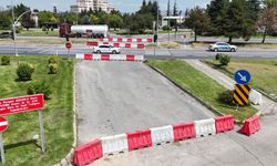 Tepebaşı kavşağı kalıcı olarak kapatıldı