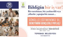 29 Ekim Gençlik Merkezi’nde gönüllü eğitmen çağrısı