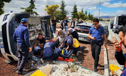 Afyon'da otomobillerin çarpıştığı kazada 7 kişi yaralandı
