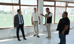 Başkan Dökmeci spor kompleksi çalışmalarını yerinde inceledi