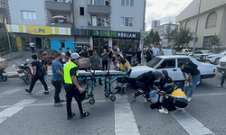 Bilecik'te motosikletin çarptığı yaya yaralandı