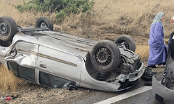Burdur’da otomobil takla attı: 4 yaralı