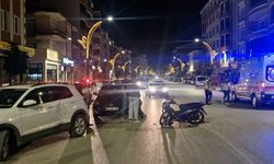 Çorum'da otomobil ile motosiklet çarpıştı: 1 yaralı