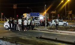 Diyarbakır’da 2 otomobilin çarpıştığı kazada 7 kişi yaralandı