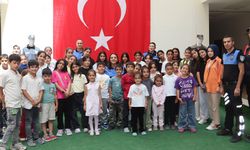 Erzurum'da minik misafirlere emniyette anlamlı tanıtım
