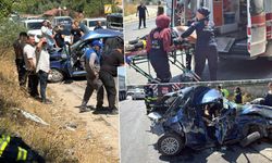 Eskişehir’de 3 aracın karıştığı feci kazada 1 ölü, 1 ağır yaralı