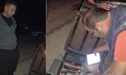 Eskişehir’de engelli aracı ile kaza yapan vatandaşın yardımına vatandaşlar koştu