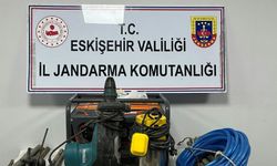Eskişehir'de kaçak kazı yapan 5 şüpheliye suç üstü