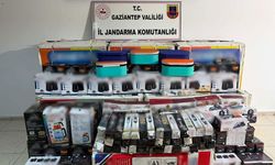 Gaziantep’te 1,3 milyon TL değerinde kaçak malzeme ele geçirildi