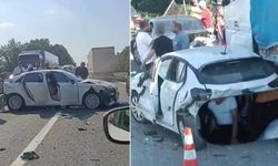 Kocaeli’de iki ayrı noktada 8 araç zincirleme kazaya karıştı