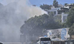 Muğla Bodrum'daki yangın büyümeden söndürüldü