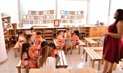 Tepebaşı'nda minikler geri dönüşümü yerinde gördü