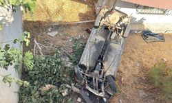 Bilecik'te kontrolden çıkan otomobil bahçeye uçtu, 3 kişi yaralandı