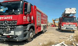 Eskişehir'de geri dönüşüm tesisinde çıkan yangın söndürüldü