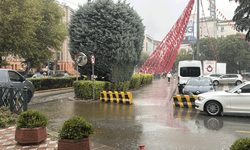 Eskişehir'de meteoroloji uyarı yapmıştı: Sağanak yağış başladı