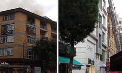 Eskişehir’in işlek caddesinde yangın paniği