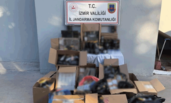İzmir'de jandarmadan kaçak tütün operasyonu: 250 bin TL'lik ürün ele geçirildi