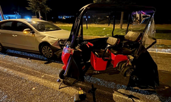 Kütahya Tavşanlı'da otomobil elektrikli bisiklete çarptı: 2 yaralı