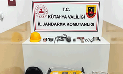 Kütahya'da izinsiz kazı operasyonu: 2 gözaltı