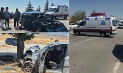 Sivrihisar’da iki araç çarpıştı: 1’i bebek, 1’i çocuk 6 yaralı