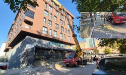 Eskişehir’de faciadan dönüldü: 6 katlı binadan parçalar düştü