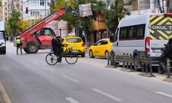 Eskişehir'de inşaat çalışması trafikte aksamalar yaşattı