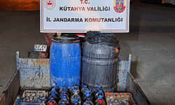 Kütahya’da 960 litre kaçak şarap ele geçirildi