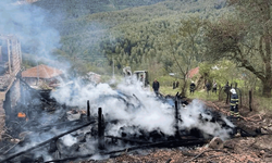 Sinop'ta ev yangını