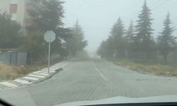 Sivrihisar'da yoğun sis ulaşımı ve günlük yaşamı olumsuz etkiliyor