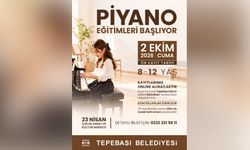 Tepebaşı'nda çocuklar için piyano eğitimleri başlıyor