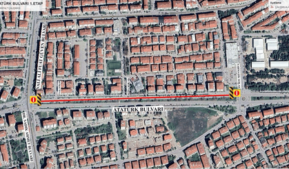 Eskişehir’de Atatürk Bulvarı trafiğe kapanıyor! İşte tarihler
