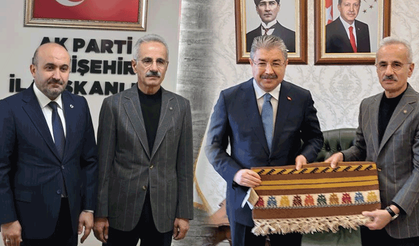 Bakan Uraloğlu'ndan Eskişehir Valiliği ve AK Parti'ye ziyaret