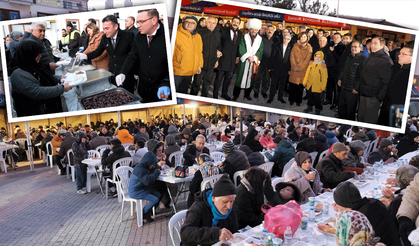 Sivrihisar’daki iftar programında yüzlerce kişi buluştu