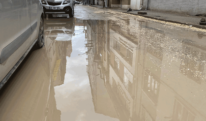 Tepebaşı’nda sokaklar göle döndü