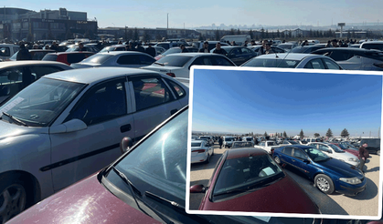 Eskişehir oto pazarında dikkat çeken tablo: Kalabalık çok, satış az