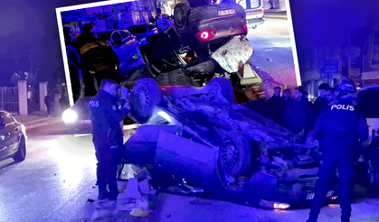 Eskişehir’de kaza: Araç hurdaya döndü, trafik durdu