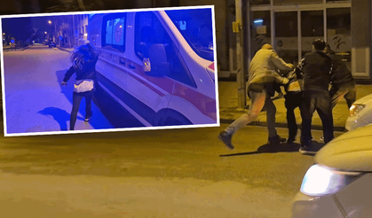 Eskişehir’de olaylı gece: Cadde ortasındaki kavga kamerada