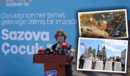 Ünlüce’den müjde: Sazova’da modern Çocuk Evi’nin temeli atıldı