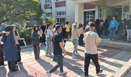 Eskişehir'de sınava son dakika yetişti: ''Ben mi koşacağım peşinden!''