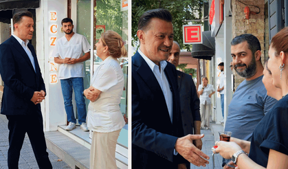 Hatipoğlu’nun Kızılcıklı mesaisi: Esnafla samimi sohbet