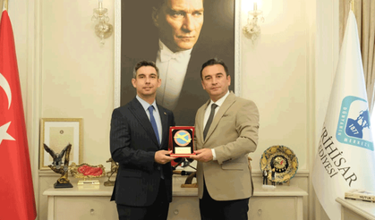 Başkan Dökmeci, THK Eskişehir Şube Başkanı Çalışkan’ı ağırladı