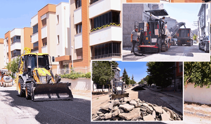 Tepebaşı’nda yol mesaisi: 8 mahallede eş zamanlı çalışma