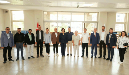 Başkan Ünlüce’den Başkan Dökmeci’ye ziyaret